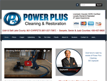 Tablet Screenshot of powerpluscleaning.com